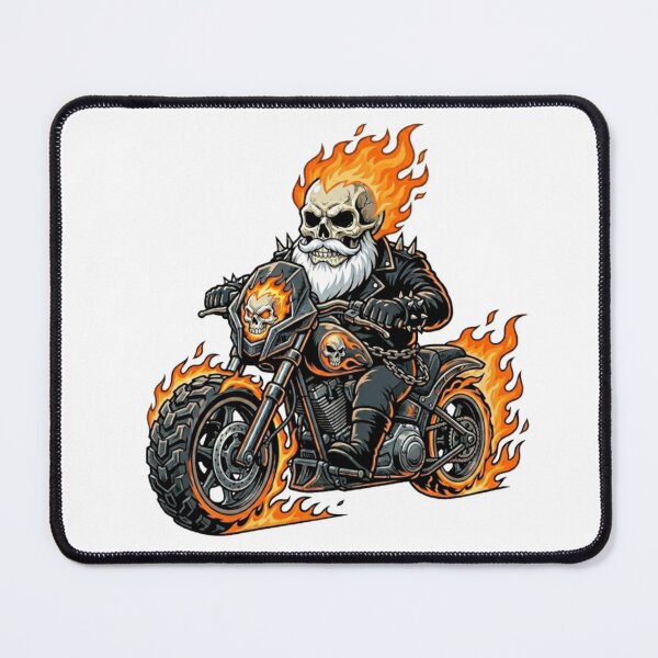 Item preview, Fiery Ghost Rider Garden Gnome designed and sold by Bad-Decisions-Designs.