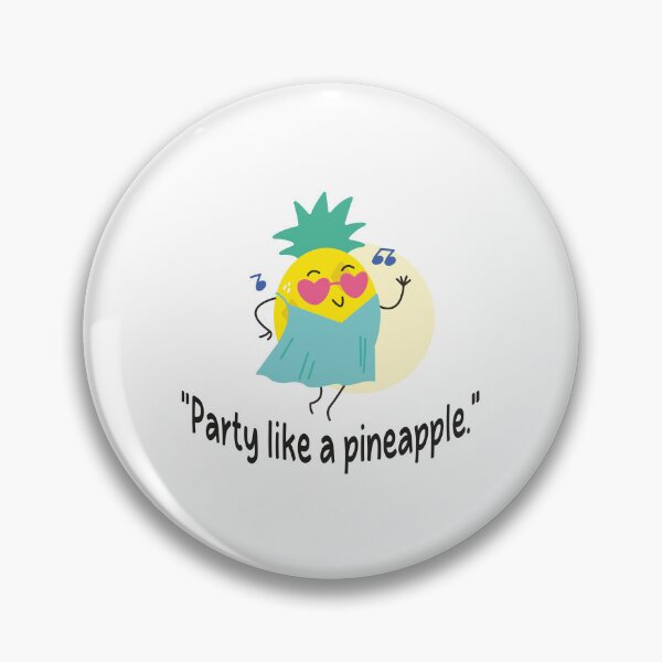 Item preview, Party Like A Pineapple - Cute Dancing Tropical Summer Graphic designed and sold by ilkayArtStudio.