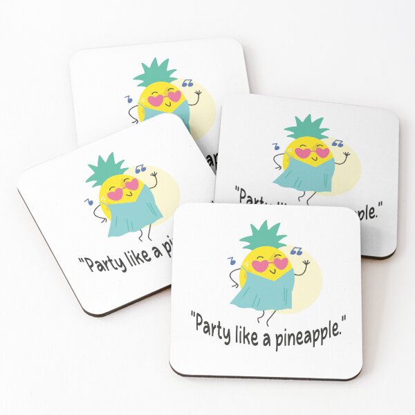 Item preview, Party Like A Pineapple - Cute Dancing Tropical Summer Graphic designed and sold by ilkayArtStudio.