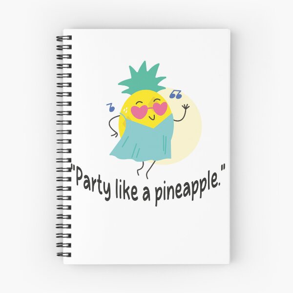 Item preview, Party Like A Pineapple - Cute Dancing Tropical Summer Graphic designed and sold by ilkayArtStudio.