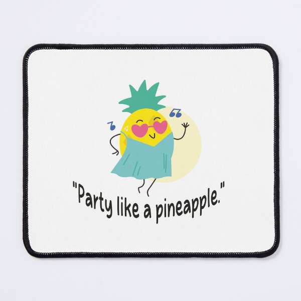 Item preview, Party Like A Pineapple - Cute Dancing Tropical Summer Graphic designed and sold by ilkayArtStudio.