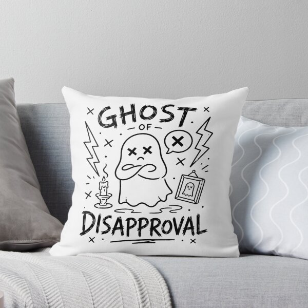 Item preview, Ghost of Disapproval Funny Hand Drawn Doodle designed and sold by Abidel.