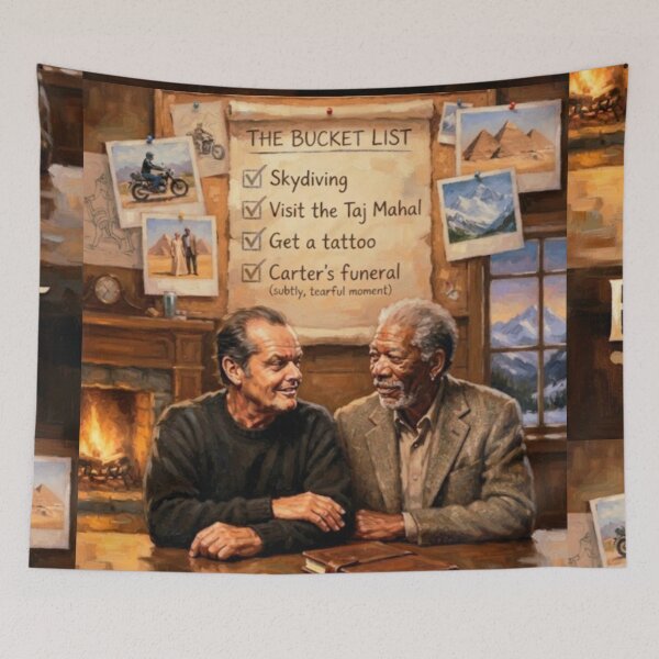 Item preview, The Bucket List Comedy Drama Fine Art Tribute designed and sold by Art's Diner.