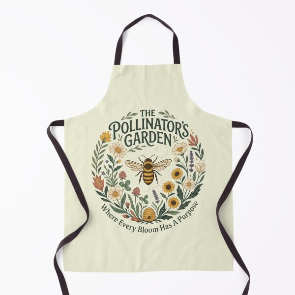 Item preview, The Pollinator's Garden Bee Artwork | Premium Nature Design designed and sold by Amr Darwish Graphic designer.