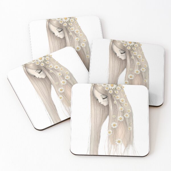 Item preview, Bloom with Grace - Daisy Girl Illustration designed and sold by Zahho.
