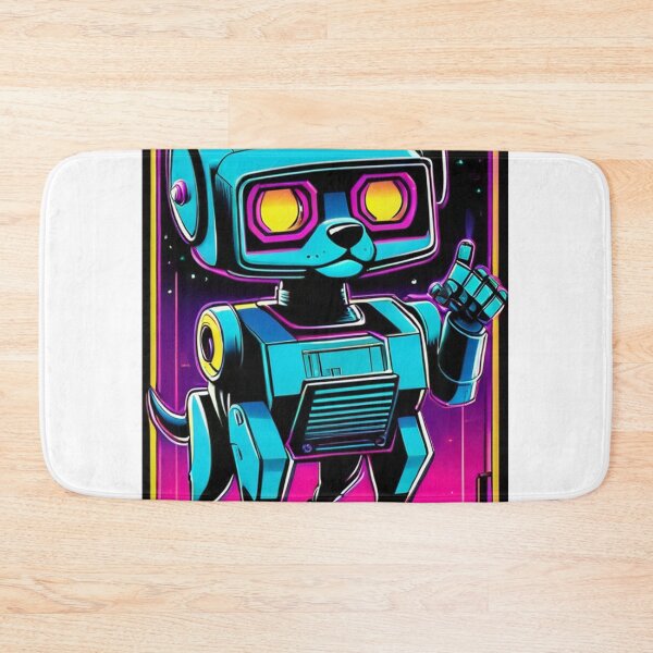 Item preview, Digital Art - Futuristic Robot Canine, Visual Elements Inspired by the 1980s designed and sold by World-Pets.
