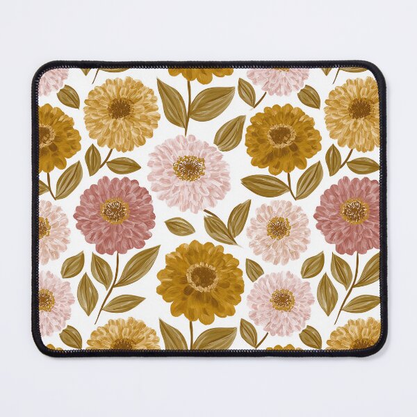 Item preview, Edgy Zinnia - Botanical Garden Pattern - Bridal Shower Gifts designed and sold by RoyalStarsPatts.