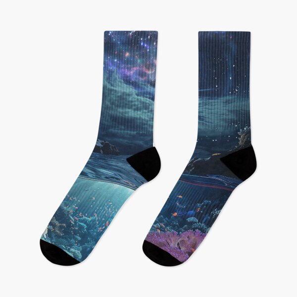 Item preview, Galaxy Reef Cosmic Seascape designed and sold by QuantumDrift.