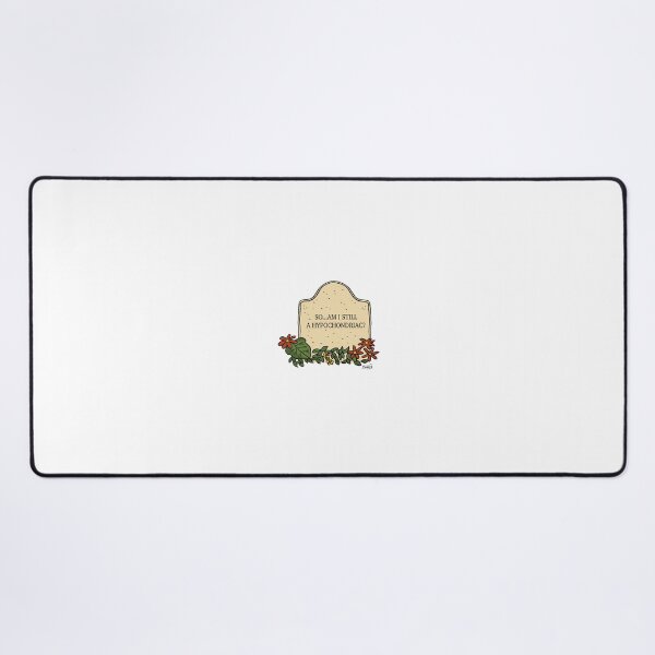 Item preview, Funny Gravestone – So… Am I Still a Hypochondriac? designed and sold by Eric Sintès.