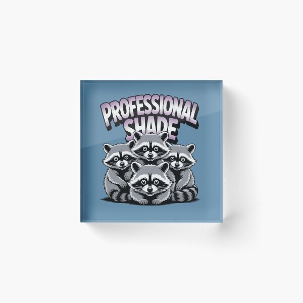 Item preview, Professional Shade – Funny Raccoon Squad Design for Sass and Humor Lovers designed and sold by ZyxDes.