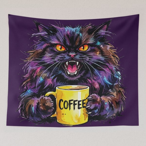 Item preview, Don't Argue With Me Cat Coffee Splatter Art designed and sold by chriswo-design.