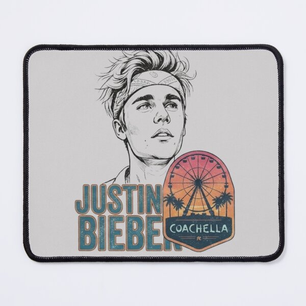 Item preview, Justin Bieber Coachella Graphic Tee – Vintage Streetwear Pop Art designed and sold by Artsformore.
