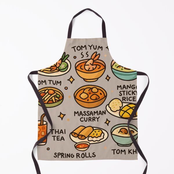 Item preview, Cute Thai Food Vibe designed and sold by SoSoSeahorse.