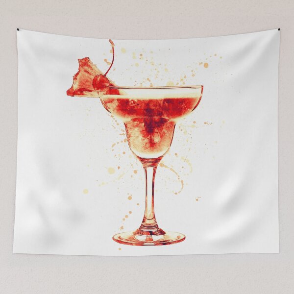 Item preview, Cocktail Drinks Glass Watercolor designed and sold by ArtPrints.
