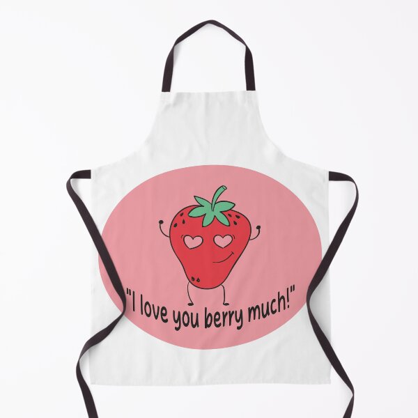 Item preview, I Love You Berry Much - Cute Strawberry Pun Graphic designed and sold by ilkayArtStudio.