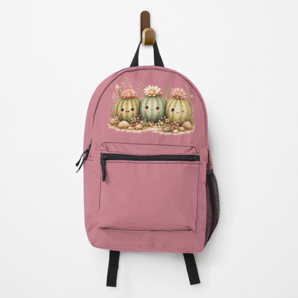 Item preview, Kawaii Cactus Best Friends Illustration – Barrel Cactus Trio Design Art designed and sold by MagicMakerPh.