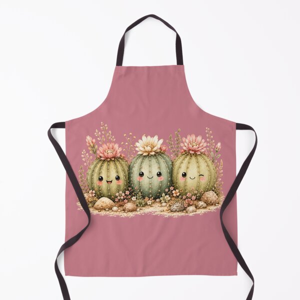 Item preview, Kawaii Cactus Best Friends Illustration – Barrel Cactus Trio Design Art designed and sold by MagicMakerPh.