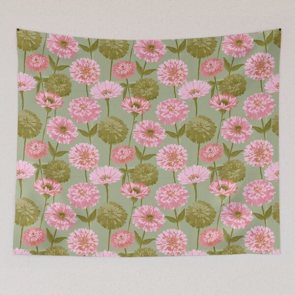 Item preview, Fragrant Zinnia Texture  - Botanical Garden Pattern - Christmas Gifts For Boyfriend designed and sold by RoyalStarsPatts.