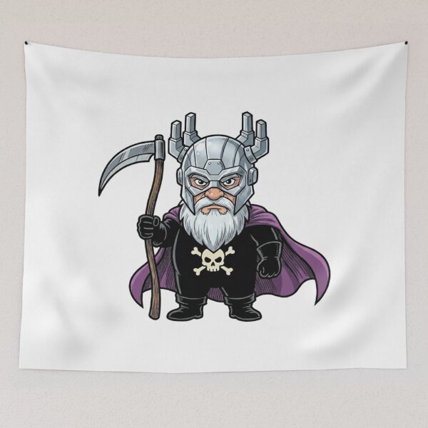 Item preview, Menacing Grim Reaper Garden Gnome designed and sold by Bad-Decisions-Designs.