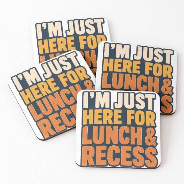 Item preview, I'm Just Here for Lunch and Recess Funny First Day of School  designed and sold by OUICHA.