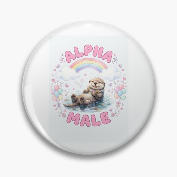 Item preview, Otter Alpha male funny gag adult humor novelty meme designed and sold by CheeseBlueprint.