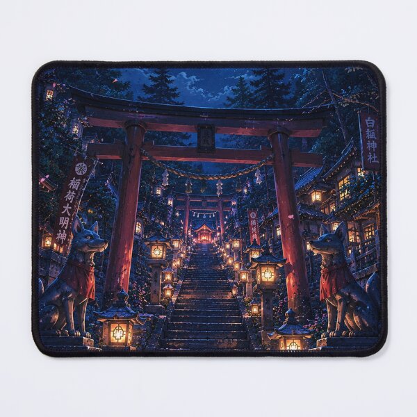 Item preview, Moonlit Fox Shrine Path designed and sold by helenaraoley.