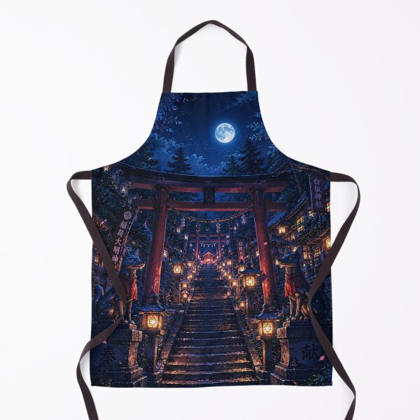 Item preview, Moonlit Fox Shrine Path designed and sold by helenaraoley.