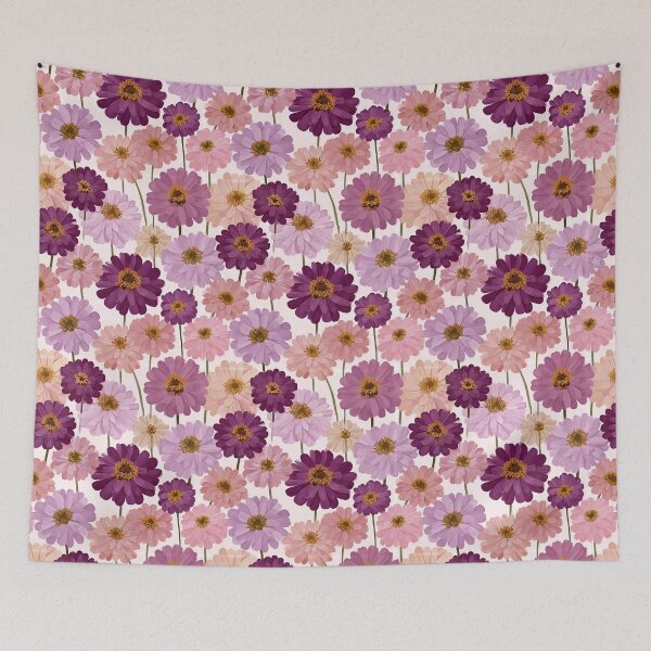 Item preview, Vibrant Zinnia  - Flower Garden Pattern - Christmas Gifts For Her designed and sold by RoyalStarsPatts.