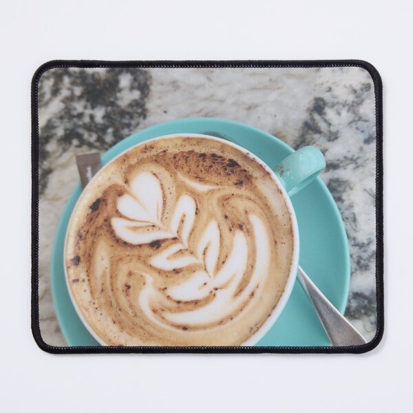 Item preview, Turquoise Cup Latte Art – Café Aesthetic designed and sold by somebody who lived.
