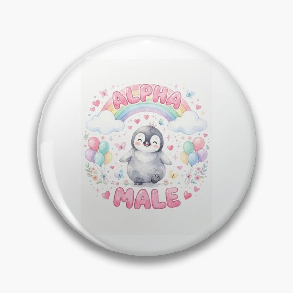 Item preview, Penguin Alpha male funny gag adult humor novelty meme designed and sold by CheeseBlueprint.