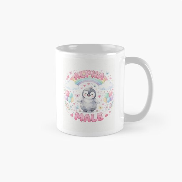 Item preview, Penguin Alpha male funny gag adult humor novelty meme designed and sold by CheeseBlueprint.