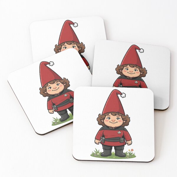 Item preview, Next Generation Starfleet Officer Gnome designed and sold by Bad-Decisions-Designs.