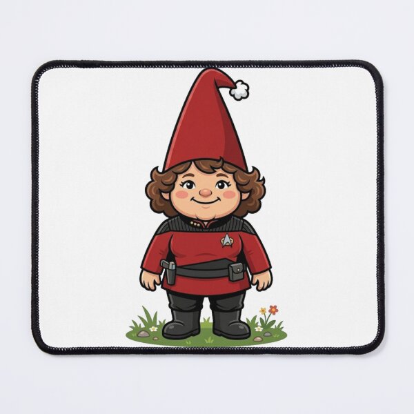 Item preview, Next Generation Starfleet Officer Gnome designed and sold by Bad-Decisions-Designs.