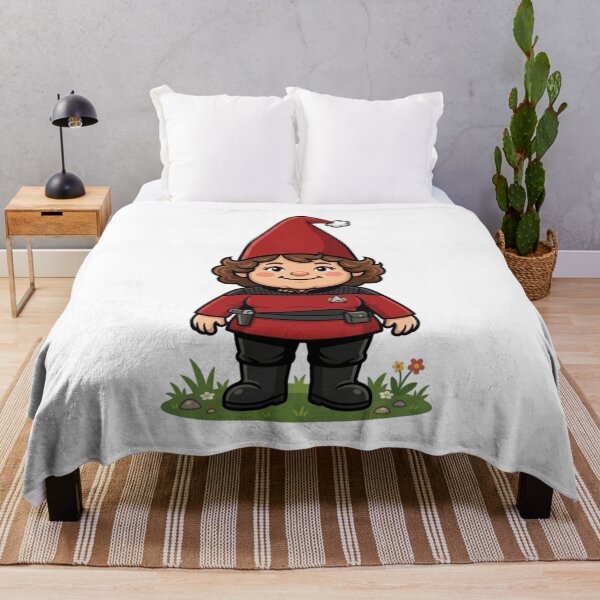Item preview, Next Generation Starfleet Officer Gnome designed and sold by Bad-Decisions-Designs.
