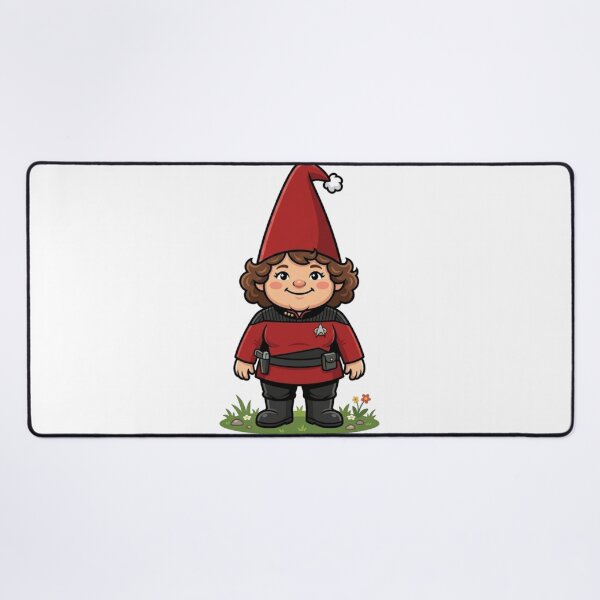 Item preview, Next Generation Starfleet Officer Gnome designed and sold by Bad-Decisions-Designs.