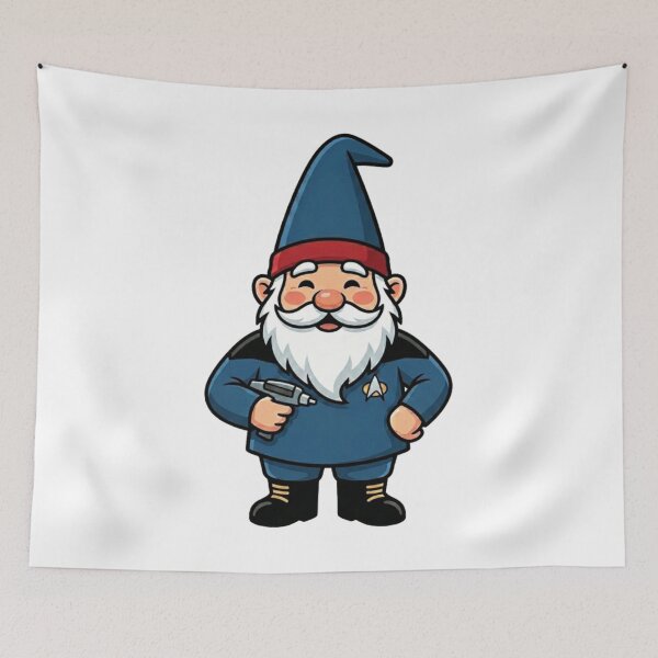 Item preview, Next Generation Science Officer Gnome designed and sold by Bad-Decisions-Designs.
