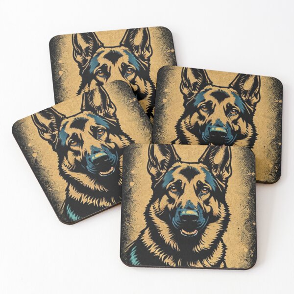 Item preview, Digital Art - Stylized Breed Dog, Vintage Illustration with Saturated Colors designed and sold by World-Pets.