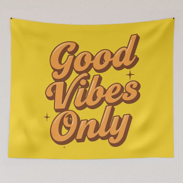 Item preview, Good Vibes Only Retro designed and sold by fadilow.