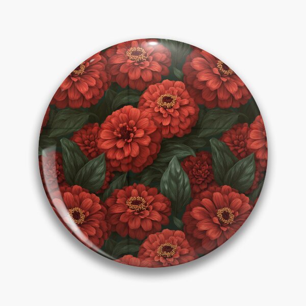 Item preview, Charming Zinnia Flower  - Botanical Garden Pattern - Christmas Gifts For Men designed and sold by RoyalStarsPatts.