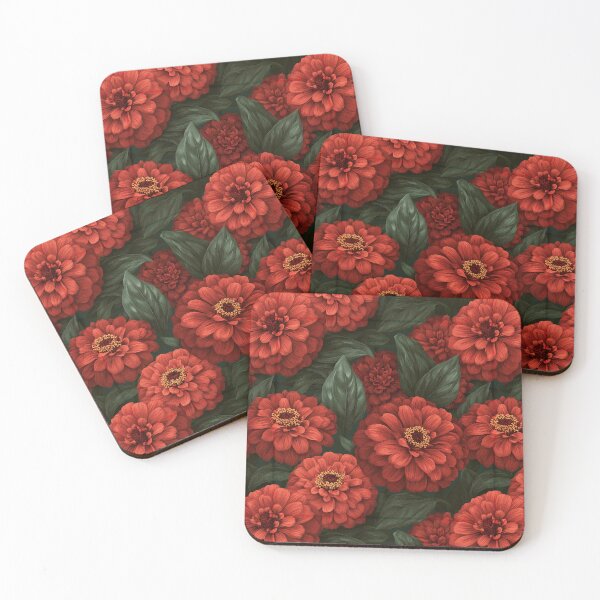 Item preview, Charming Zinnia Flower  - Botanical Garden Pattern - Christmas Gifts For Men designed and sold by RoyalStarsPatts.