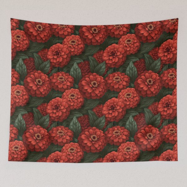 Item preview, Charming Zinnia Flower  - Botanical Garden Pattern - Christmas Gifts For Men designed and sold by RoyalStarsPatts.