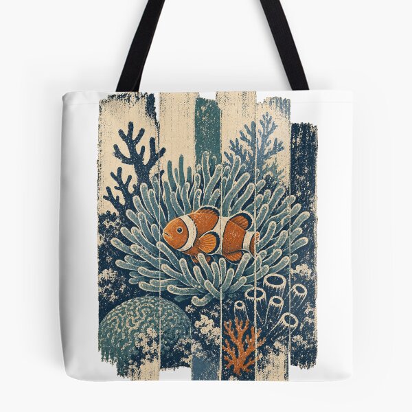 Item preview, Clownfish in the Sea Anemone Wild Animal Nature Wall Art designed and sold by VisualArtsOasis.
