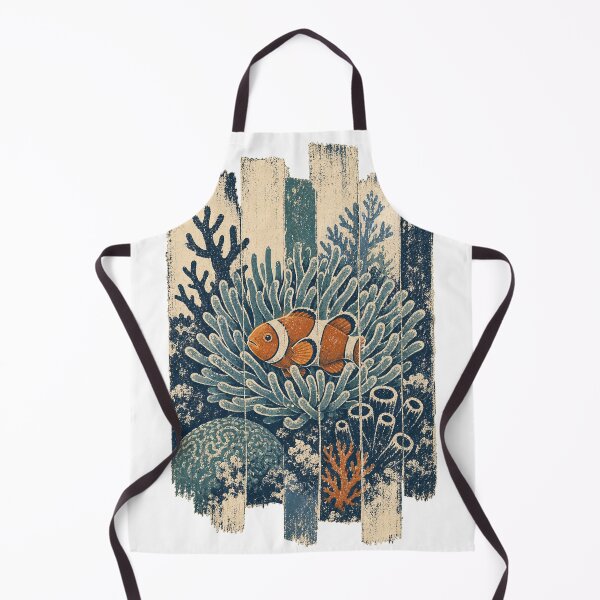 Item preview, Clownfish in the Sea Anemone Wild Animal Nature Wall Art designed and sold by VisualArtsOasis.