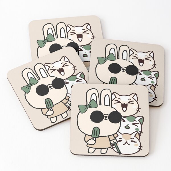Item preview, Blind Rabbit with White Cane and Ice Lolly designed and sold by Kanniax.