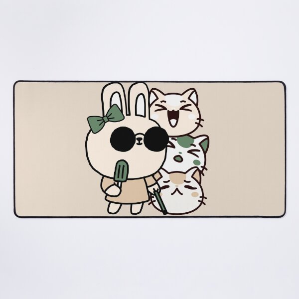 Item preview, Blind Rabbit with White Cane and Ice Lolly designed and sold by Kanniax.