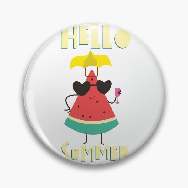 Item preview, Hello Summer Watermelon - Cute Beach Vacation Graphic designed and sold by ilkayArtStudio.