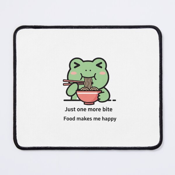 Item preview, Cute Ramen Frog Sticker | Kawaii Noodle Lover Frog | Just One More Bite Foodie Cartoon designed and sold by MMK1SHOP.