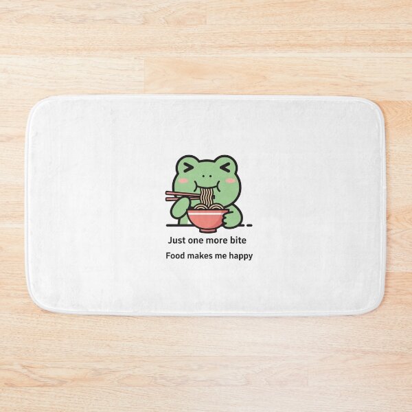 Item preview, Cute Ramen Frog Sticker | Kawaii Noodle Lover Frog | Just One More Bite Foodie Cartoon designed and sold by MMK1SHOP.