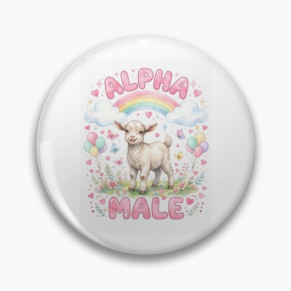 Item preview, Goat Alpha male funny gag adult humor novelty meme designed and sold by CheeseBlueprint.