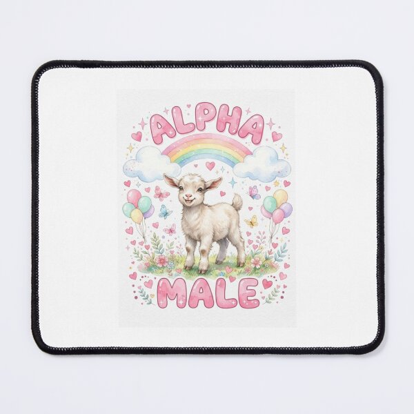 Item preview, Goat Alpha male funny gag adult humor novelty meme designed and sold by CheeseBlueprint.